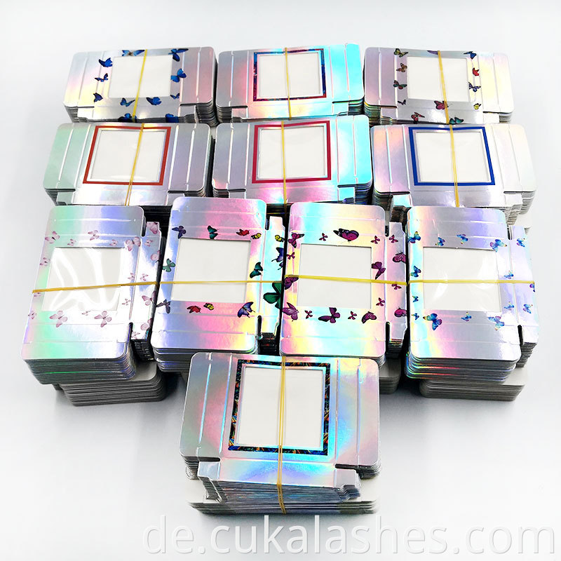 Holographic Eyelash Boxes